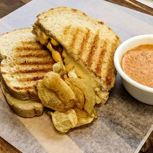 Grilled Cheese w/Bacon &amp; Tomato Bisque Special