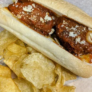 Smoked Meatball Sub Special