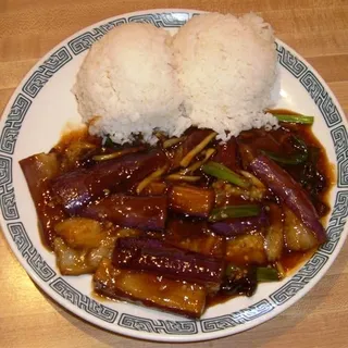 Eggplant with Spicy Garlic