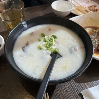 Pork with Preserved Egg Porridge