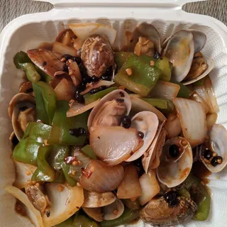 Clams with Black Bean Sauce