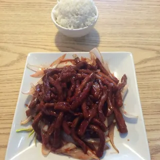 Hong Kong Style Spare Rib Rice Plate