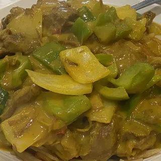 Curry Beef Stew Noodle Fun with Gravy