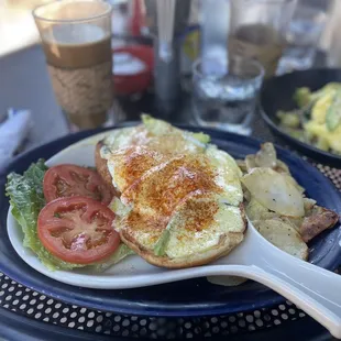 Eggs California Croissant Benedict