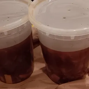 2 half full containers equals a size medium soup... make it make sense