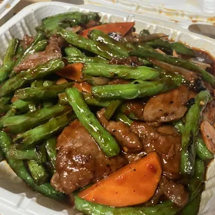 Green Beans with Beef