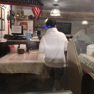 sushi and sashimi, interior