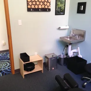 Treatment room.