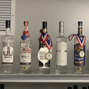 Blue Sky Distillery&apos;s award winning spirits