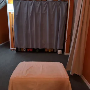 Two piece massage chairs to allow your feet to soak