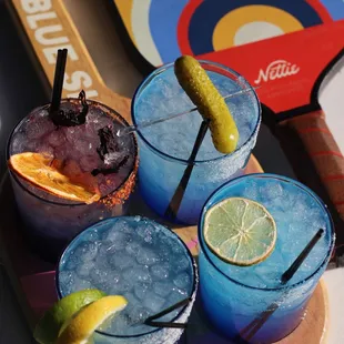 Margarita flights! Just $30 during happy hour Monday - Friday  3 to 6 pm and all day Friday