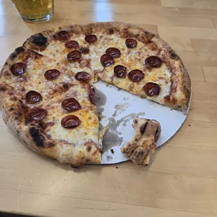 Pepperoni pizza