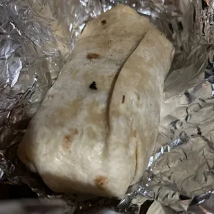 Tofu Bahn mi burrito