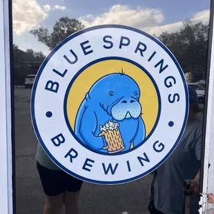 Logo on front door