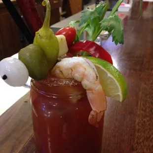 Bloody Chihuahua made with habanero vodka