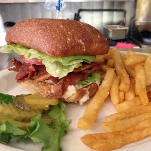 BLT &amp; A on a Central Baking Ciabatta