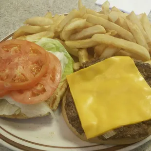 Cheeseburger special is $6.95