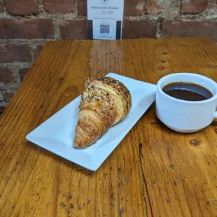 Everything Croissant with Cream Cheese