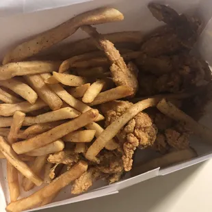 6 pc and fries