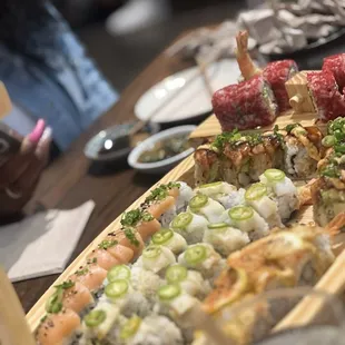 sashimi, sushi and sashimi, food, sushi