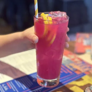 Dragon Fruit Lemonade