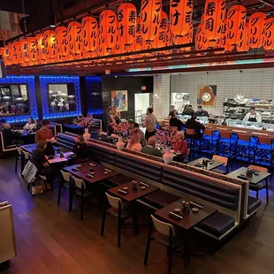 Downstairs back dining area
