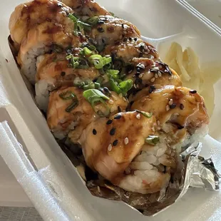 Baked salmon