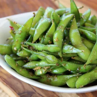 Garlic Edamame