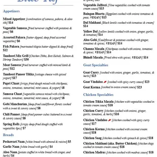 Menu - phone reading view