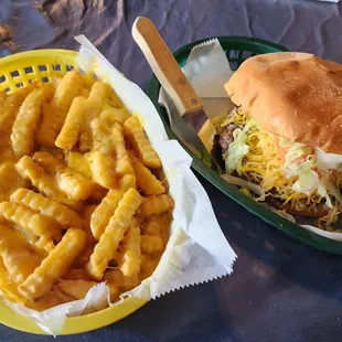 Cheeseburger and Cheese Fries