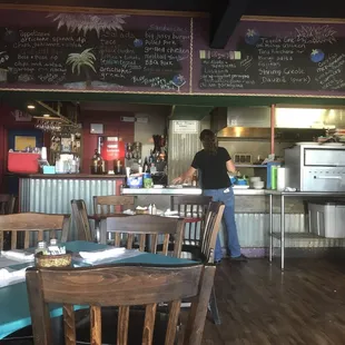 Inside of restaurant
