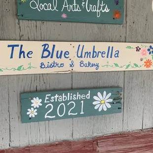 the blue umbrella bistro and bakery
