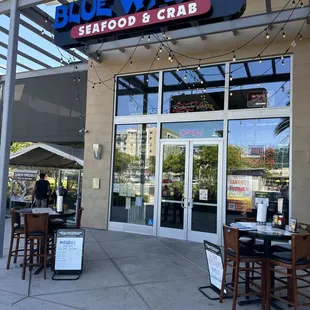 The front entrance