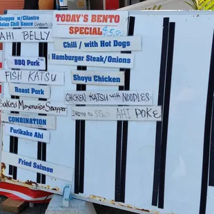 Menu on 4-25-21