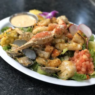 Seafood Salad- Snow crab, Shrimp, Fish, Scollop, Manila Clams.