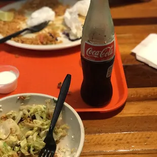 Best item on this photo is the soda.. food was not good.