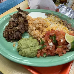 Carnitas plate