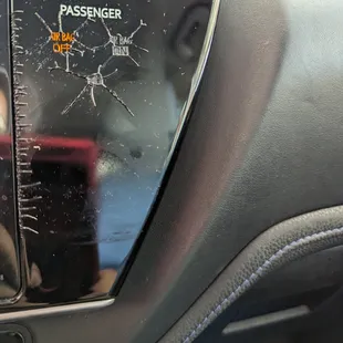 This is what their air freshener did to my dash.