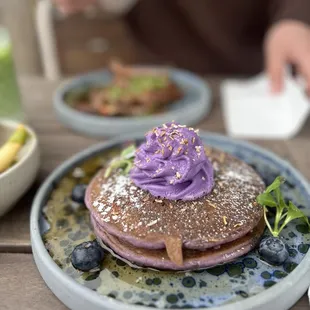 Ube Pancakes