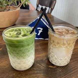 Kyoto Matcha Latte, Lavender Latte