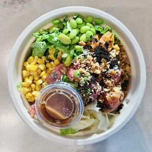 Build Your Own Poke Bowl - 3 Scoops of Poke