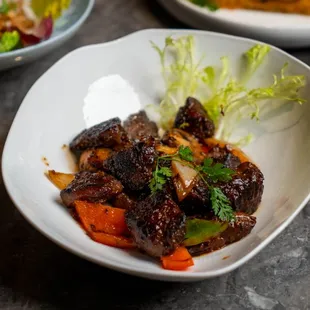 ribs, food, bbq ribs