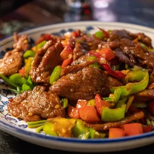 Yellow Beef, my favorite main.  Perfectly executed with balanced flavor and reasonable heat.