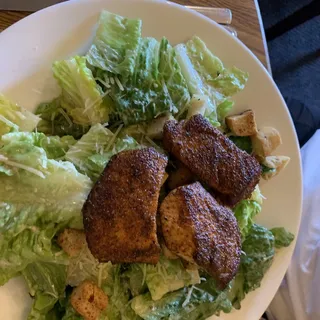 Blackened Salmon Caesar Salad
