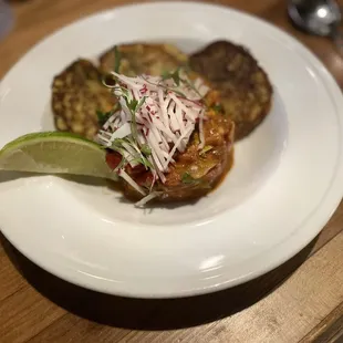 Beef Tartare was *amazing* (set aside some radish, made for a garnish and the peanut adds plenty of texture!)