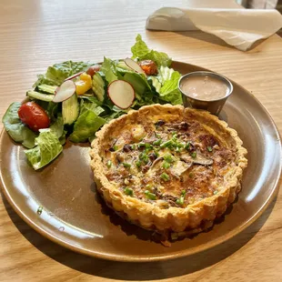 Wild Mushroom Quiche