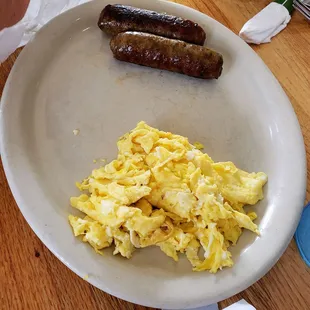 Eggs and Sausage from 2x2x2 at Blueberry Hill East Washington