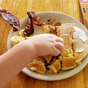 Kid&apos;s Pancakes at Blueberry Hill East Washington