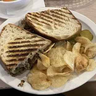 Philly Cheesesteak Panini