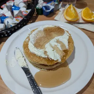 Side of pancakes